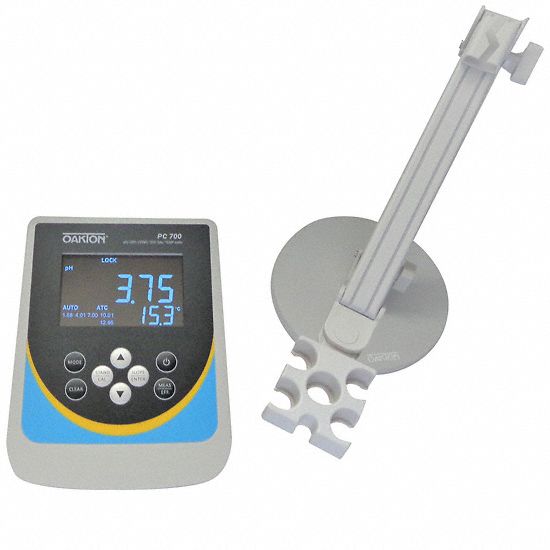Benchtop Multiparameter Meter: Conductivity/ORP/Temp/Total Dissolved Solids, -2 pH to 16 pH