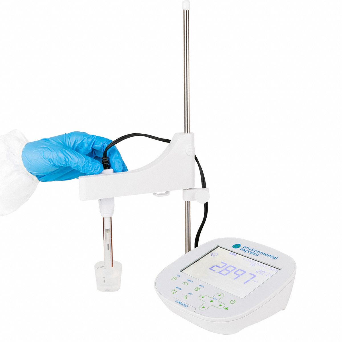 Benchtop Multiparameter Meter Kit: Ion/ORP/pH/Temp, -2 pH to 20 pH
