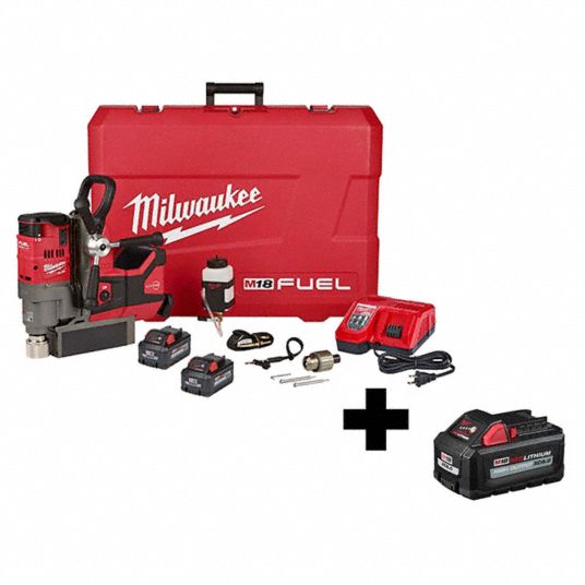 MILWAUKEE, 18V DC, Permanent, Drill Kit 356XJ3278722HD, 48111865 Grainger