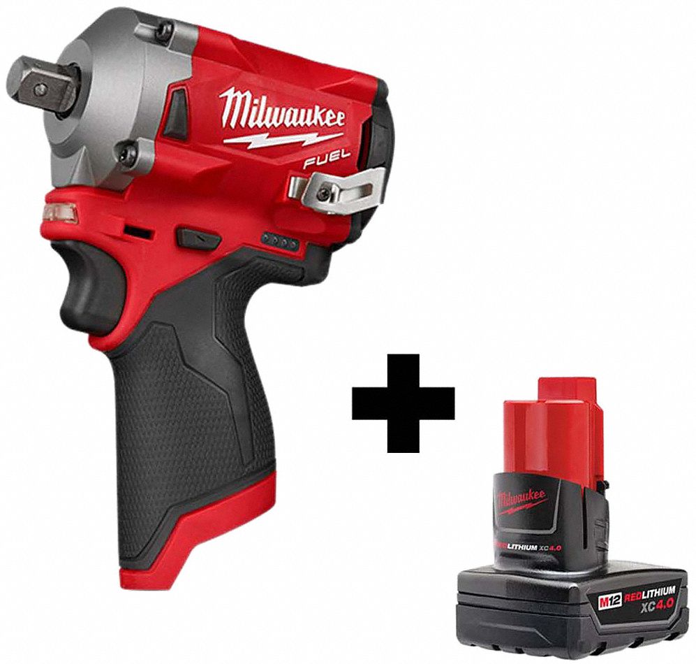 Impact Wrench, Cordless, 12V DC, 3000 RPM