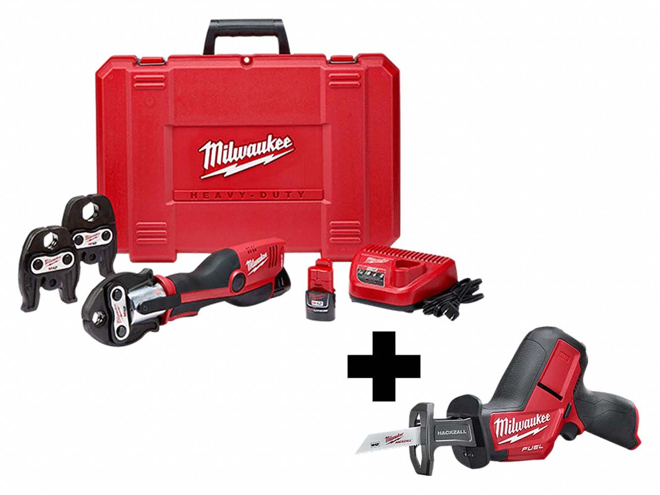 MILWAUKEE, 12 V Volt, 2 Tools, Cordless Combination Kit 356XM32473