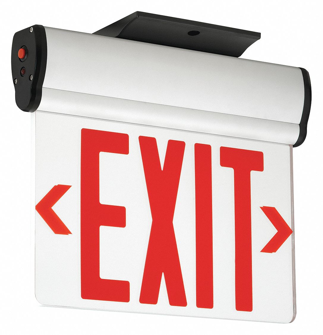 Edge-Lit Exit Sign LED Battery BackUp Rd