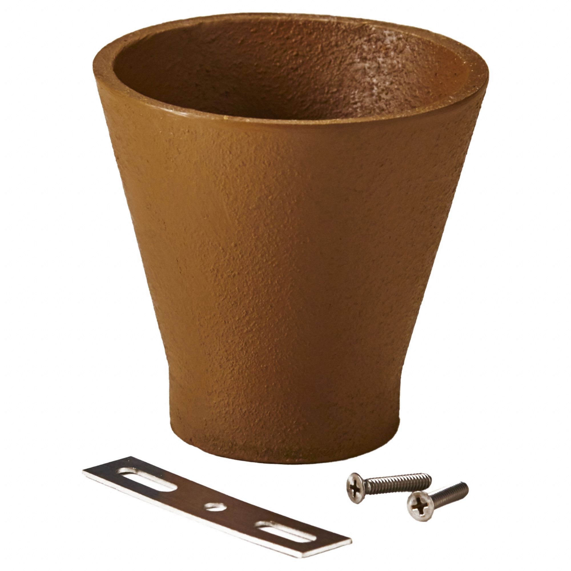 Funnel Assembly: 4 in Overall Wd, 4 1/4 in Overall Ht, Cast Iron, Duco Coated