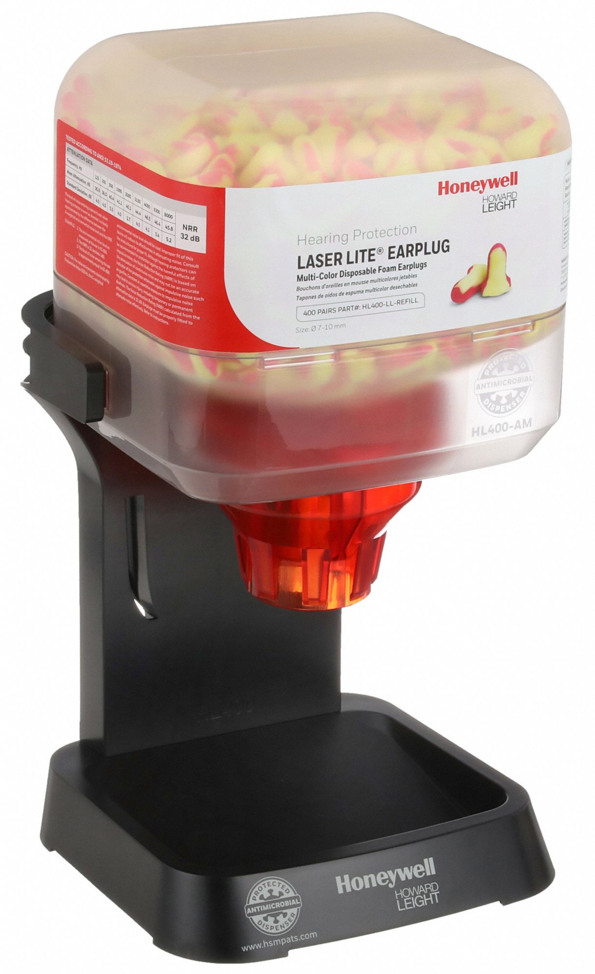 Earplug Dispenser, Antimicrobial, LL