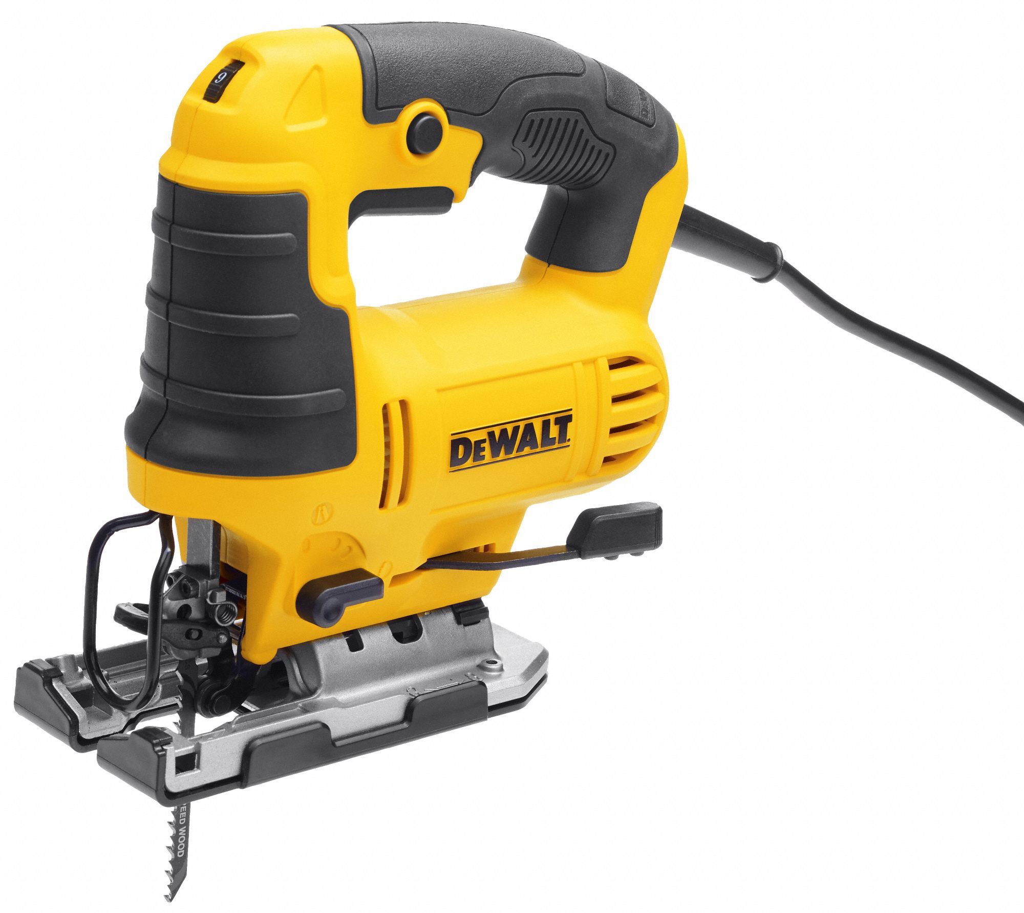 Sierra Caladora, Palanca de Bloqueo, En D, Orbital, Recto, 45° a la Izquierda a 45° a la Derecha