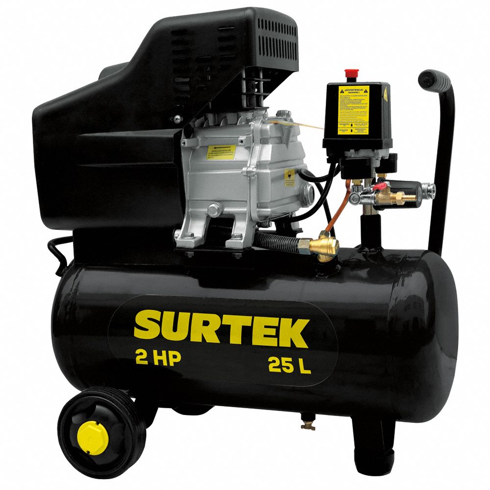 SURTEK Comprensor de Aire , HP 2.00 , Presión Máx. 115 psi , Voltaje ...