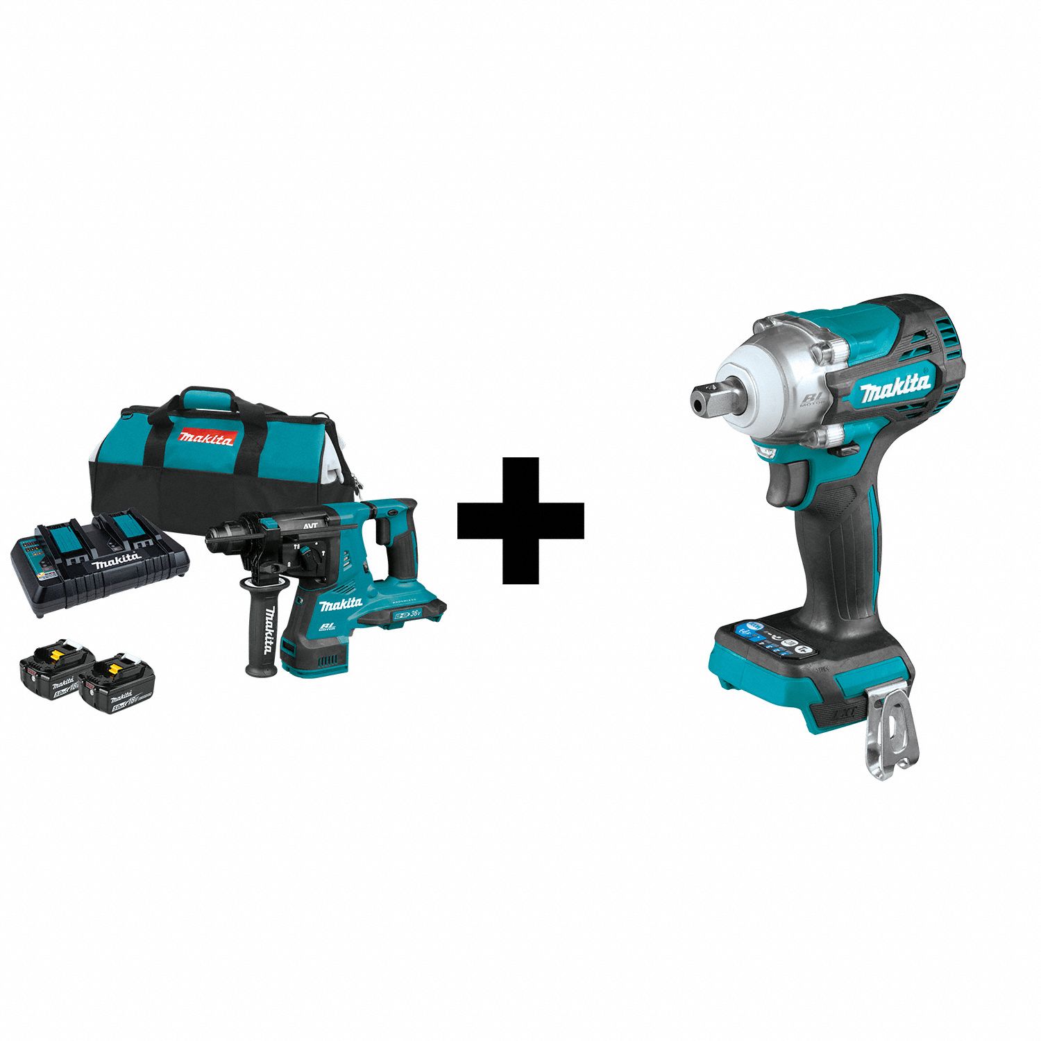 Cordless Rotary Hammer, Battery Included