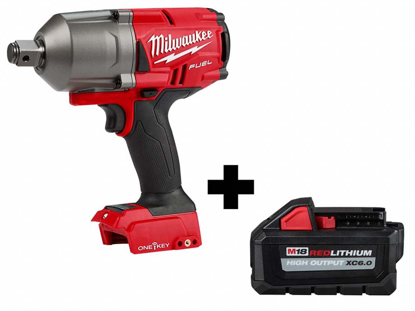 Impact Wrench, Compact, Cordless, 18VDC