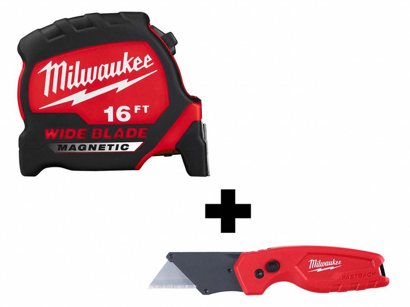 Milwaukee 48-22-0216M 16 ft Wide Blade Magnetic Tape Measure