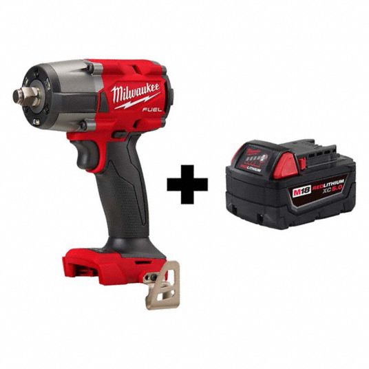 Milwaukee M18 FUEL Mid-Torque Impact Wrench with Friction Ring, Tool Only,  1/2in. Drive, 650 Ft./Lbs. Torque, Model# 2962-20