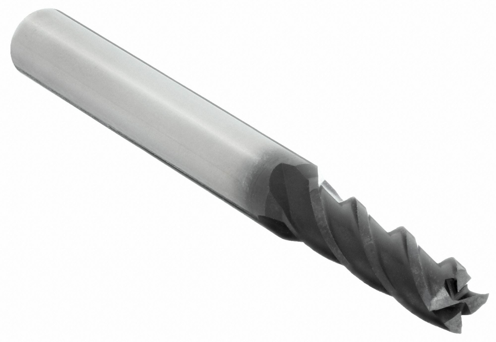 Square End Mill: Carbide, WXL Coated, 4 Flute, 1/8" Mill Dia, 1/2" LOC, 1-1/2" OAL