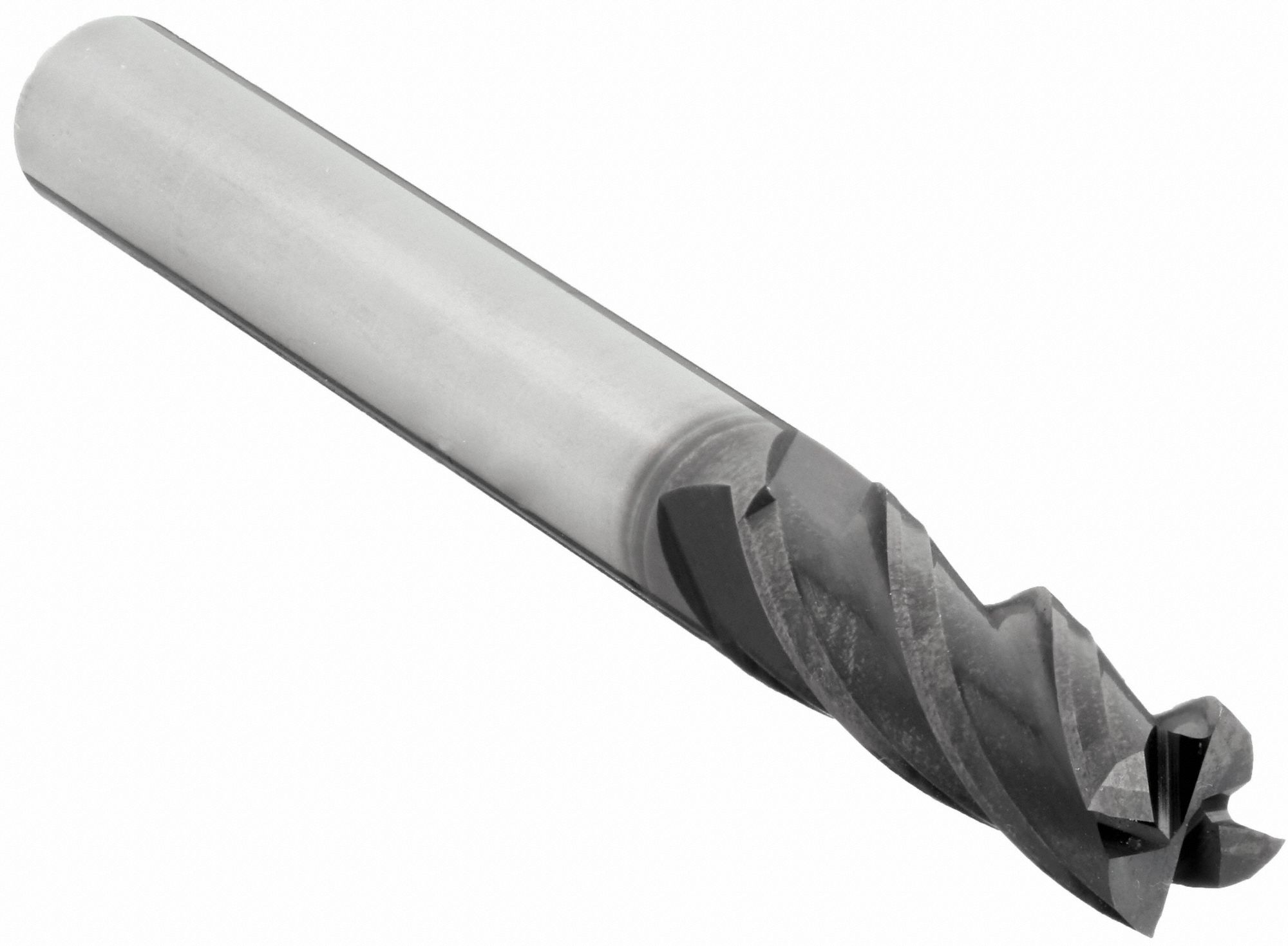 Square End Mill: Carbide, WXL Coated, 4 Flute, 1/4" Mill Dia, 3/4" LOC, 2-1/2" OAL