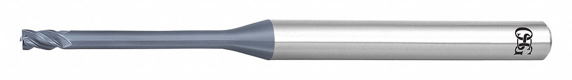 Sq. End Mill, Single End, Carb, 1.00mm