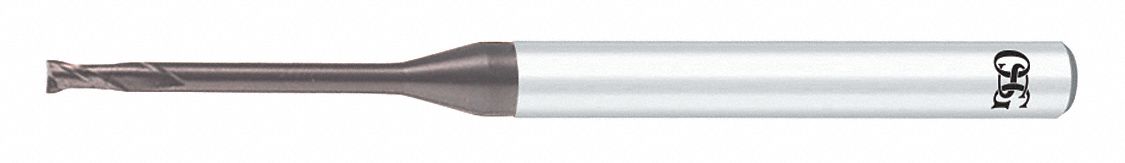 Cor Rad End Mill, 0.50mm, Carb, 0.10mm rad
