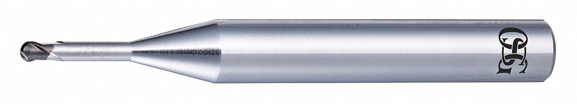 Ball End Mill, Single End, 0.40mm, CBN