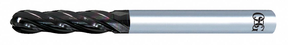 Ball End Mill,  0.1875 in,  Carbide