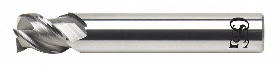 Sq. End Mill, Single End, Carb, 1"