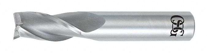 Sq. End Mill, Single End, Carb, 19/64"