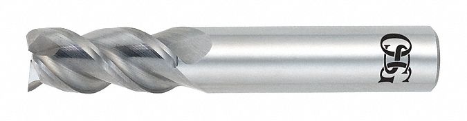 Sq. End Mill, Single End, Carb, 1/4"