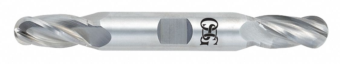 Ball End Mill,  0.125 in,  Carbide