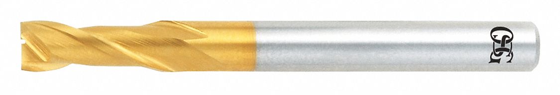 Sq. End Mill, Single End, Pow Met, 1/16"