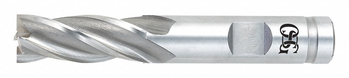 Sq. End Mill, Single End, Pow Met, 1-1/2"