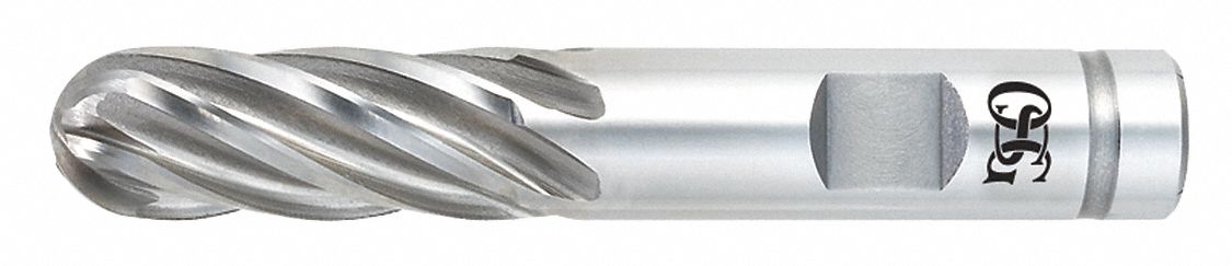 OSG 6442100 Ball End Mill,Single End,5/8",Pwd Metal eBay