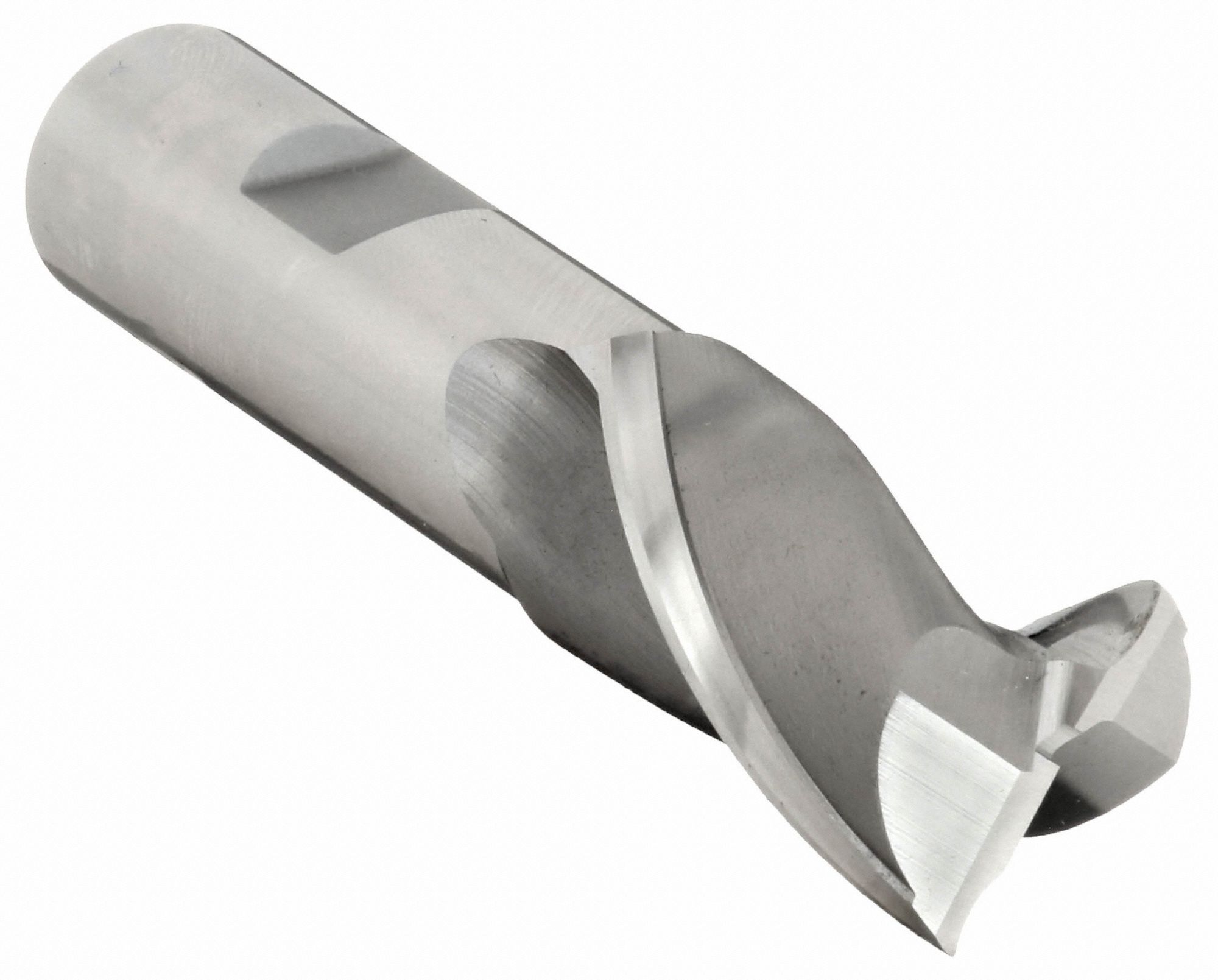 Square End Mill: High Speed Steel, 2 Flute, 1" Mill Dia, 1-5/8" LOC, 4-1/8" OAL