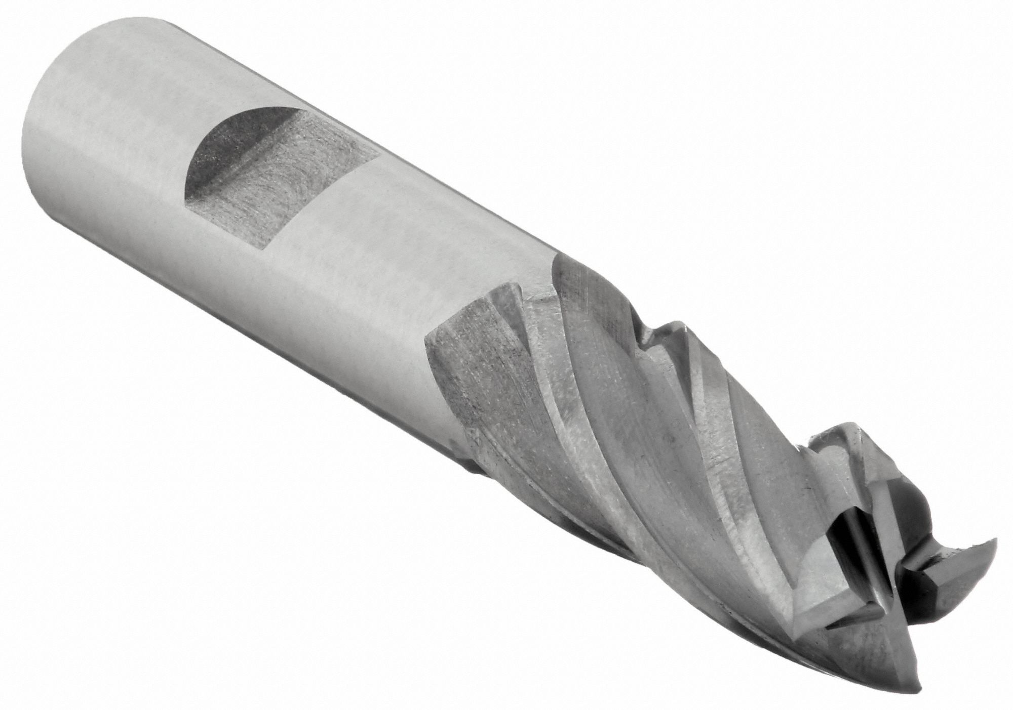 SQUARE END MILL, CENTRE CUTTING, 4 FLUTES, ½ IN MILLING DIAMETER, 1¼ IN CUT, INDIVIDUAL