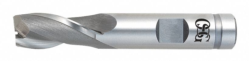 Sq. End Mill, Single End, Cobalt, 1/2"
