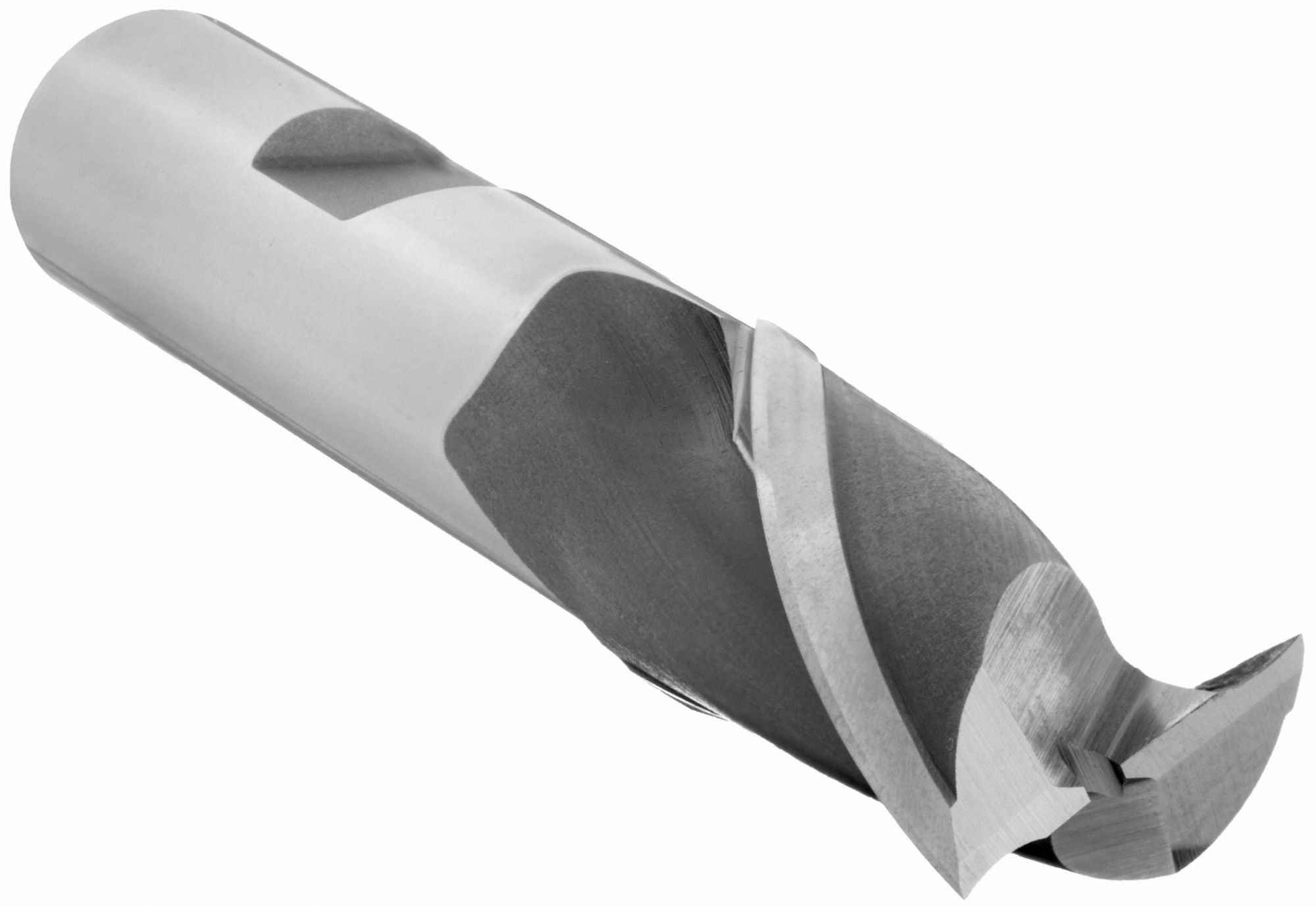 Square End Mill: Cobalt, 2 Flute, 13 mm Mill Dia, 28.57 mm LOC, 79.3 mm OAL