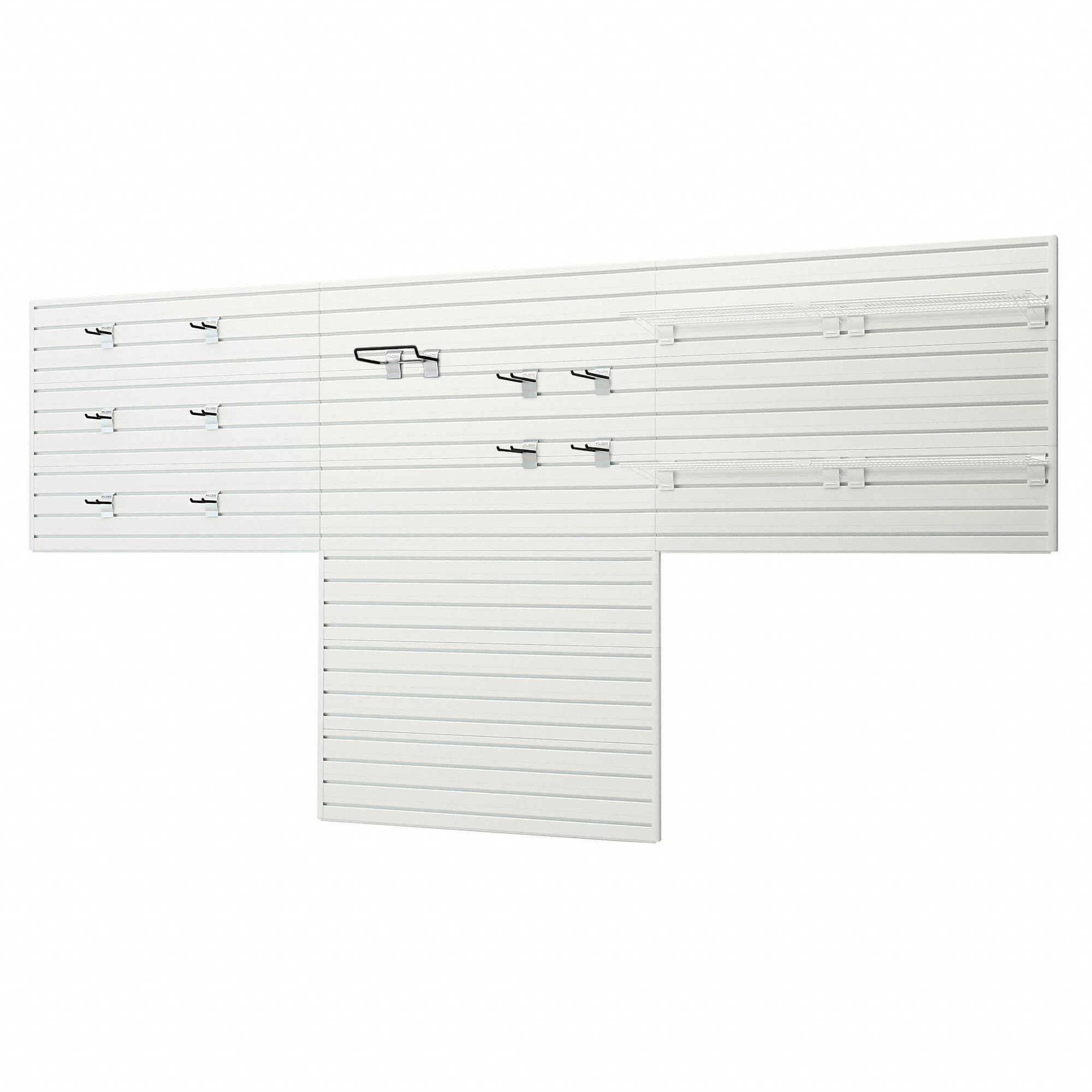 Slatwall Kit 3/4inx36inx96in White