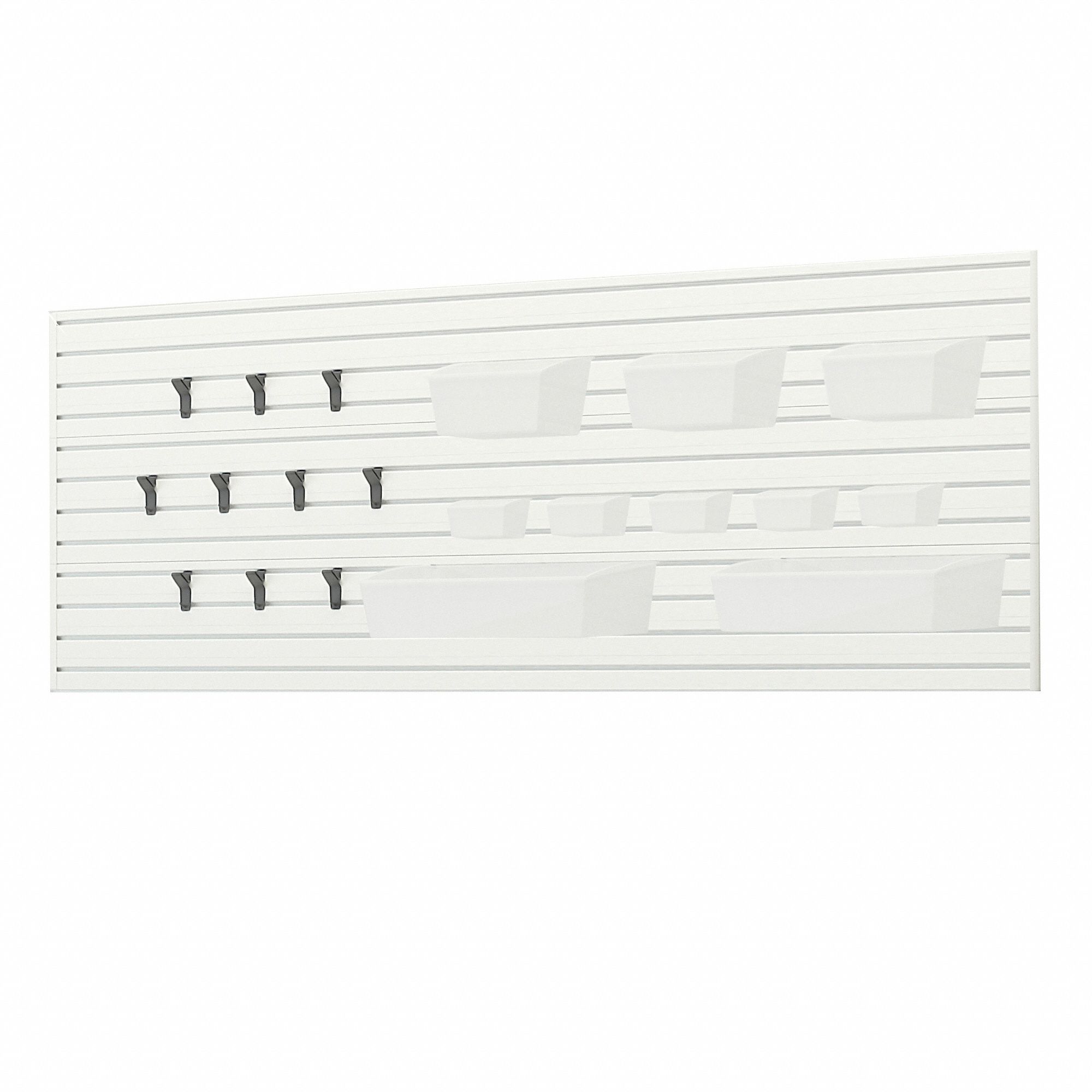 Slatwall Kit 3/4inx36inx96in White