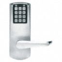 Electronic Keyless Deadbolt Lock, 2-3/4 in Backset, Mortise, Satin Chrome, 1 in Latch Length