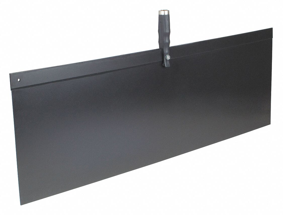 SPRAY SHIELD, BROOM THREAD HANDLES, 9 IN OVERALL W, 36 IN OVERALL L
