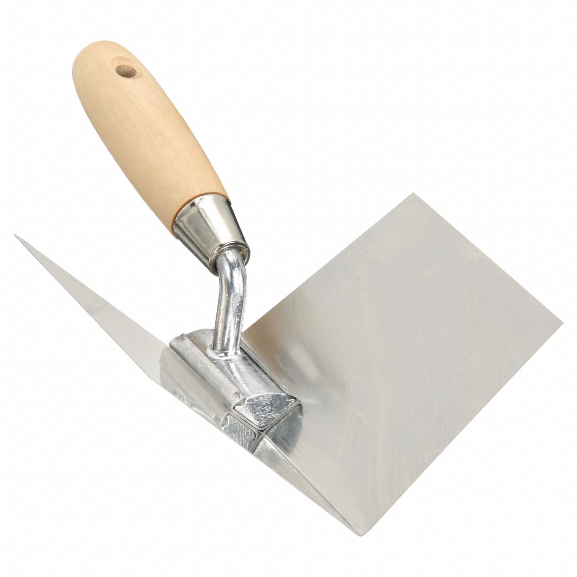 INSIDE CORNER DRYWALL TOOL, STAINLESS STEEL BLADE, 4 IN BLADE W, 5 IN BLADE L