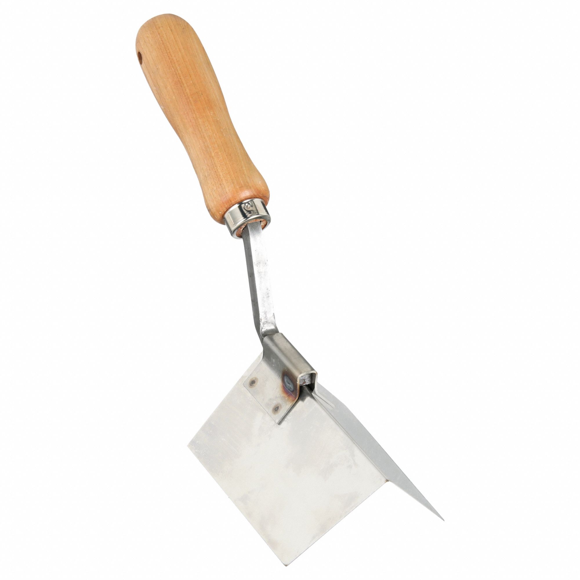 OUTSIDE CORNER DRYWALL TOOL, STAINLESS STEEL BLADE, 4 IN BLADE W, 5 IN BLADE L