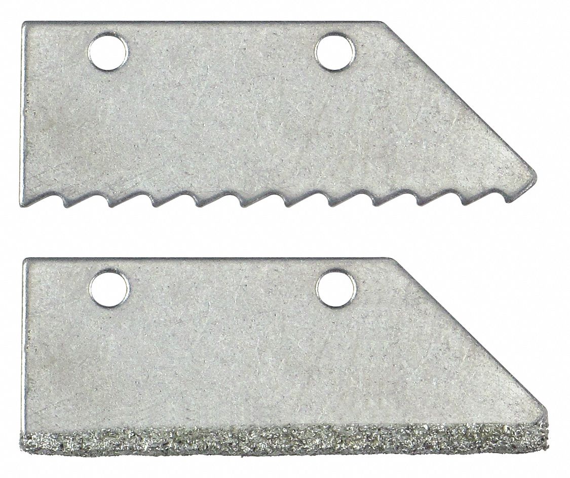 GROUT SAW BLADE SET, CARBIDE (TIP), 2 IN L X¾ IN W