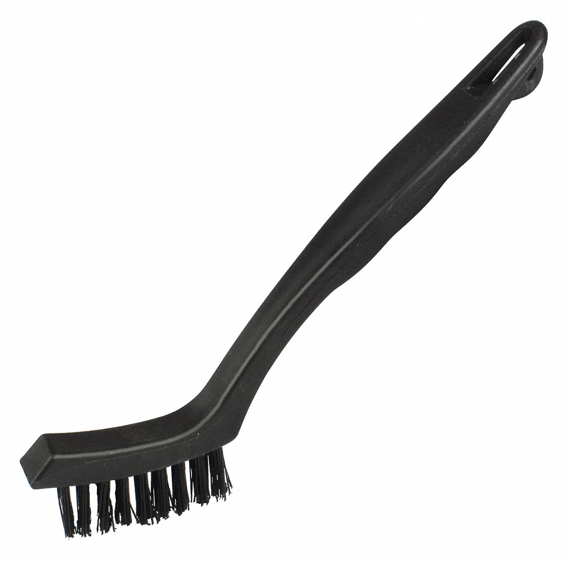 TILE AND GROUT BRUSH, STIFF, PLASTIC, 2½ IN BRUSH L, BLACK