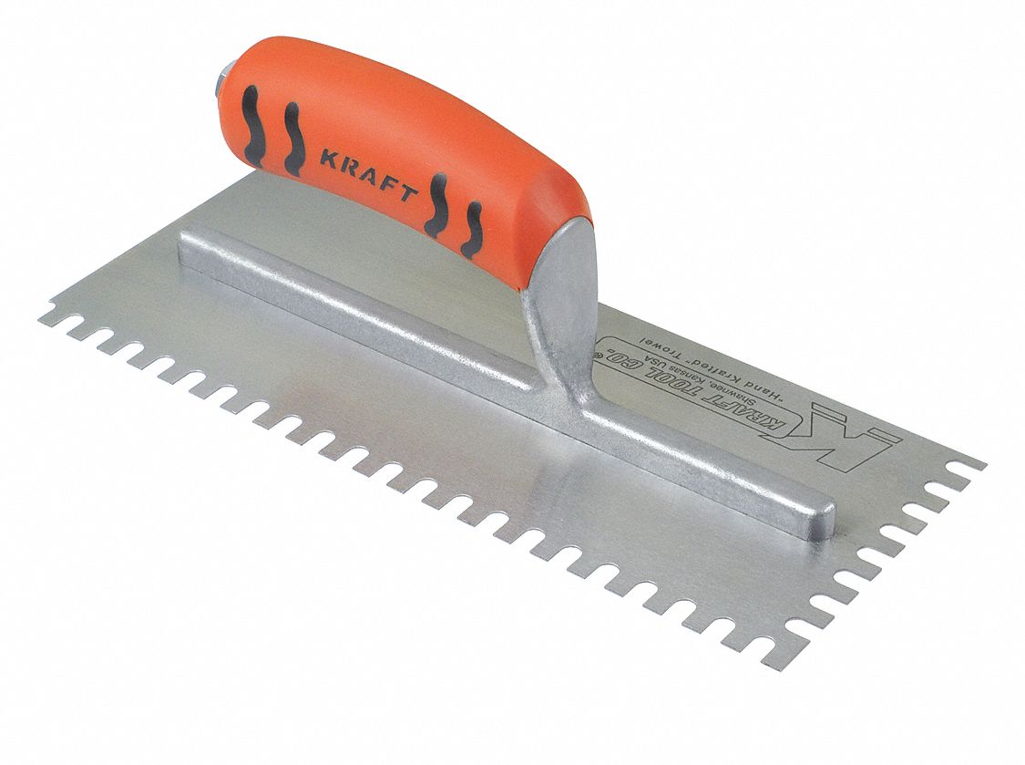 SUPERIOR TILE CUTTER INC. AND TOOLS, UNotch, Carbon Steel, Trowel