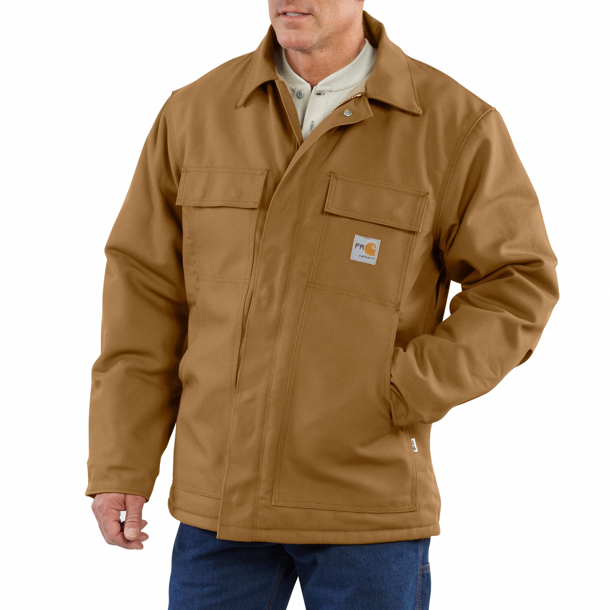 CARHARTT FR Duck Coat, Carhartt(R) Brown, XLT 35EN43101618211 XL