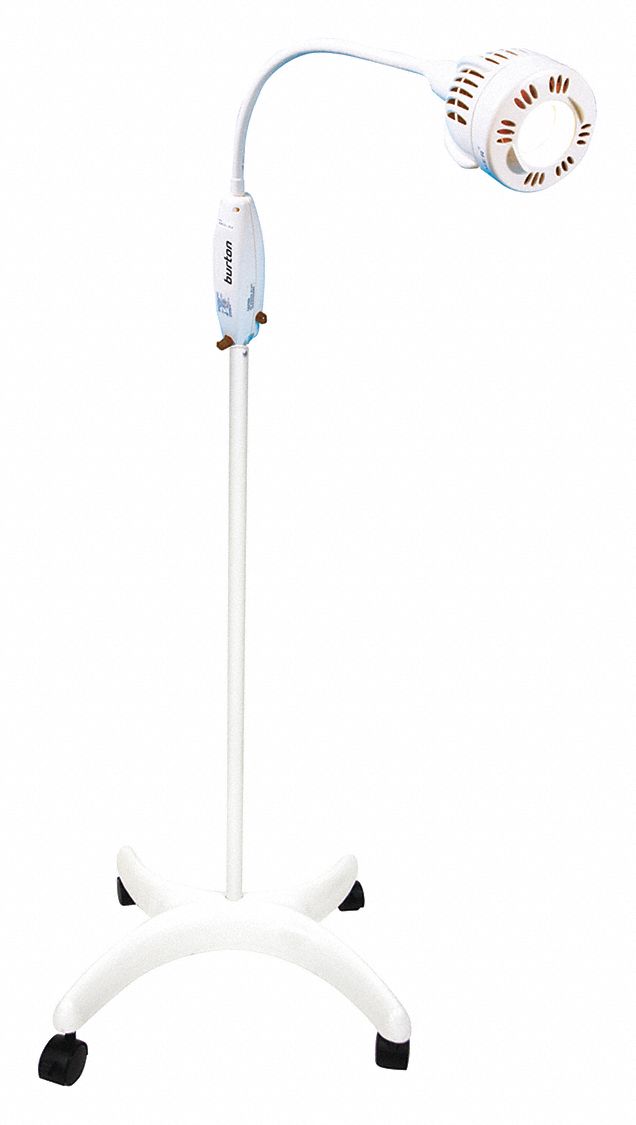 BURTON Examination Light 35 Watts, 45,000 Lux 18 in, 35 1/2 in Arm