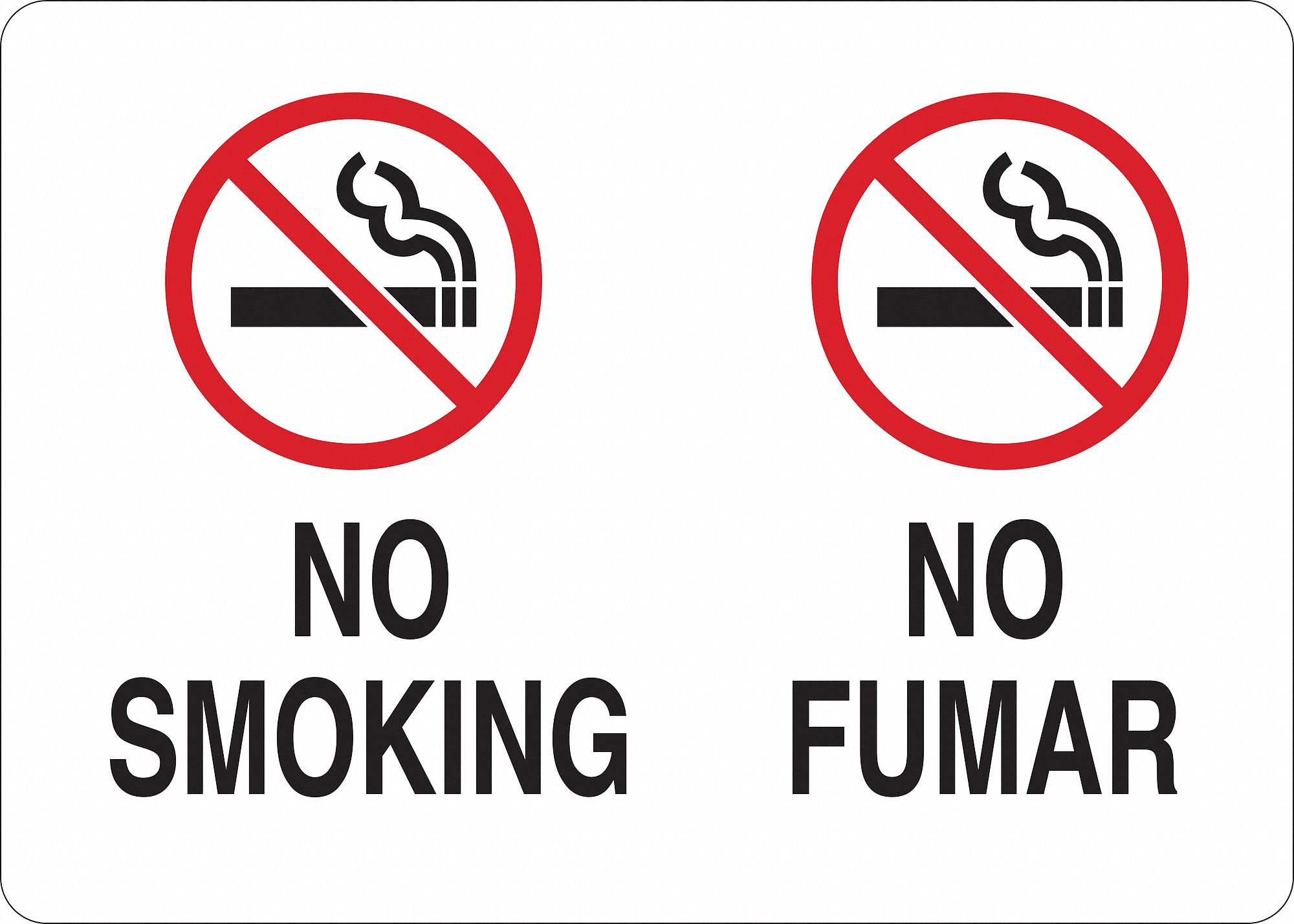 No Smoking Sign, No Smoking / No Fumar, Pl