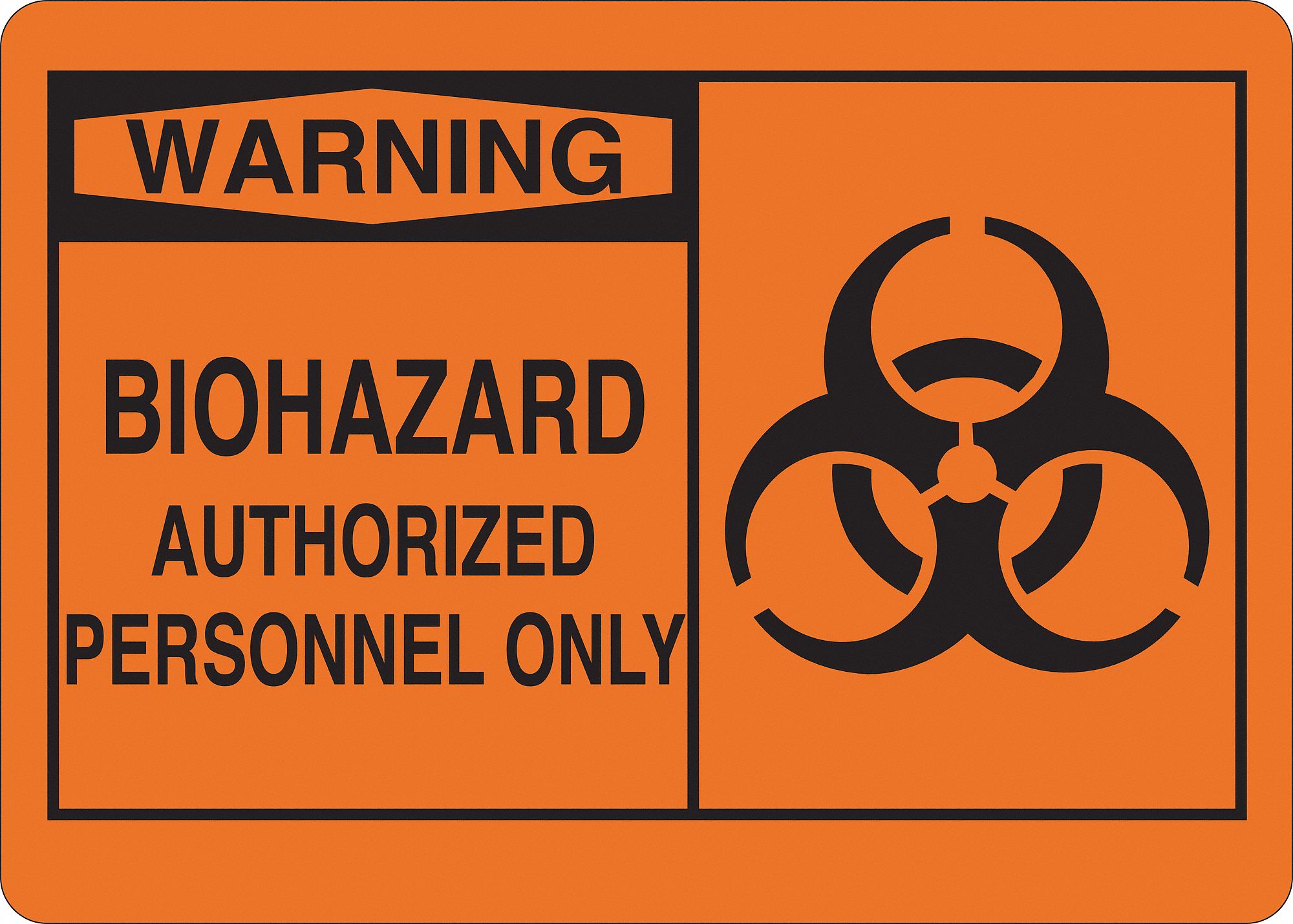 Caution Biological Hazard Sign. Black And White Metal Warning Bio Hazard Sign On White ...