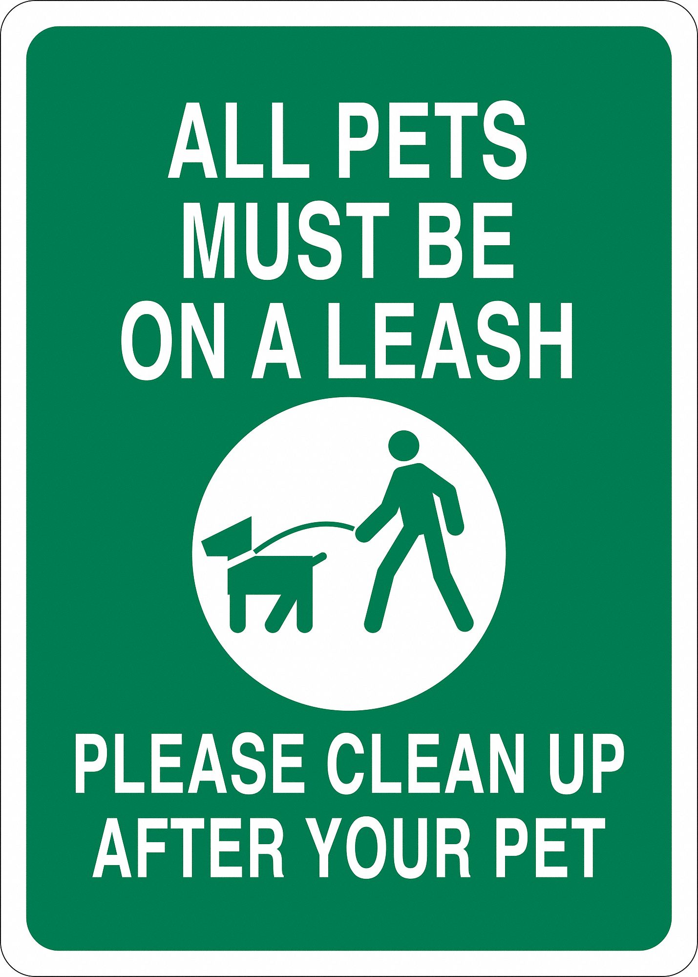 Safety Sign, Plastic, 14 in. H x 10 in. W