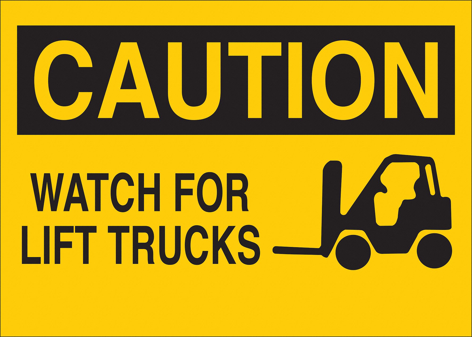 Caution Sign, Watch For, Txt/Smbl, Srfc, Al