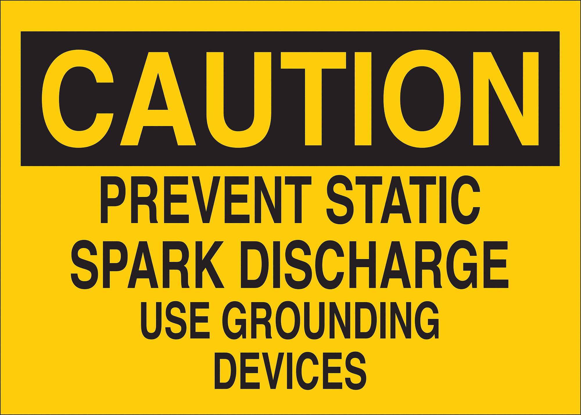 Caution Sign, Prevent Static, Txt, Srfc, Pl
