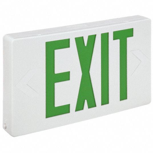 Emergency Battery Backup, LED, Exit Sign - 35GK28|FHEX21WGEM - Grainger