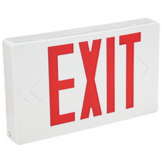 Emergency Battery Backup, LED, Exit Sign - 35GK30|FHEX21WREM - Grainger