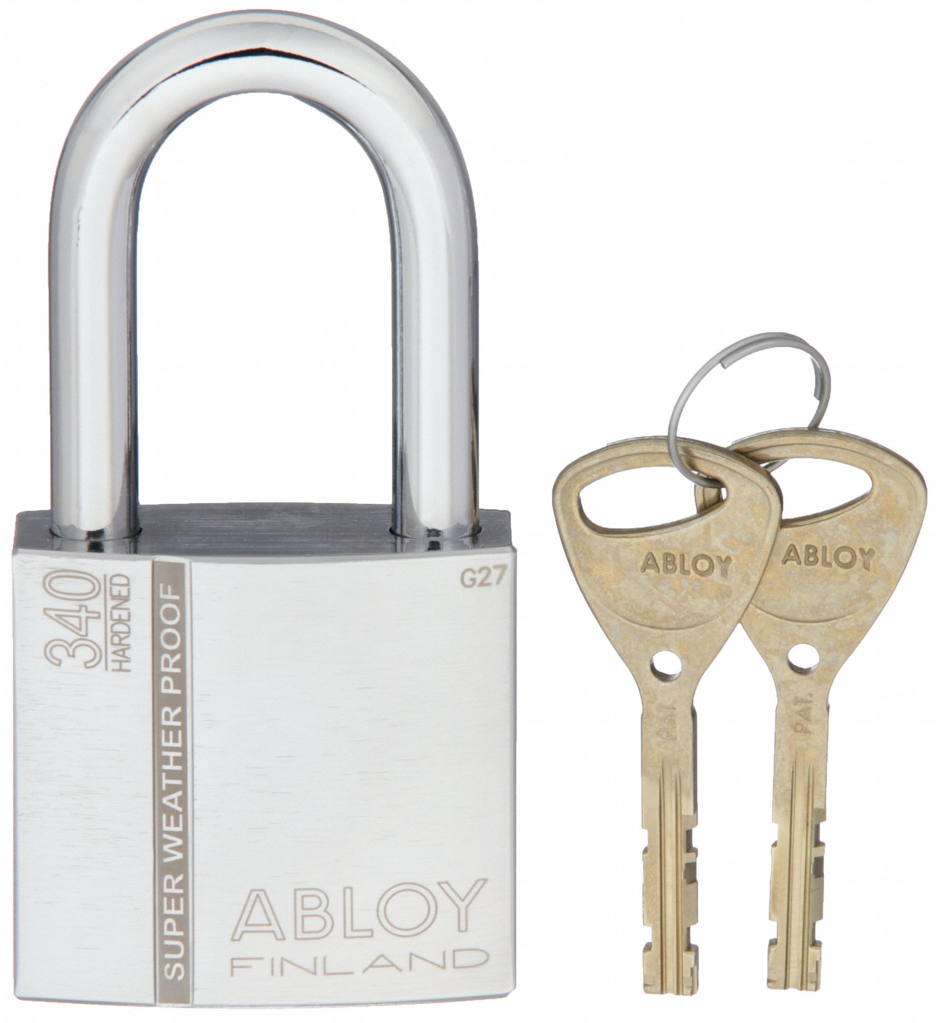 Padlock: 2 in Vertical Shackle Clearance, 1 3/32 in Horizontal Shackle Clearance, 3/8 in Shackle Dia